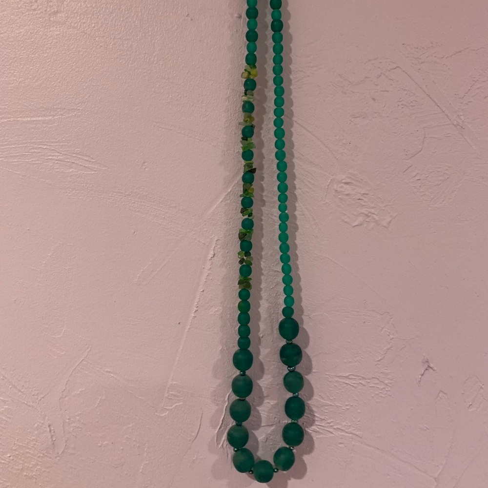 Pretty teal necklace